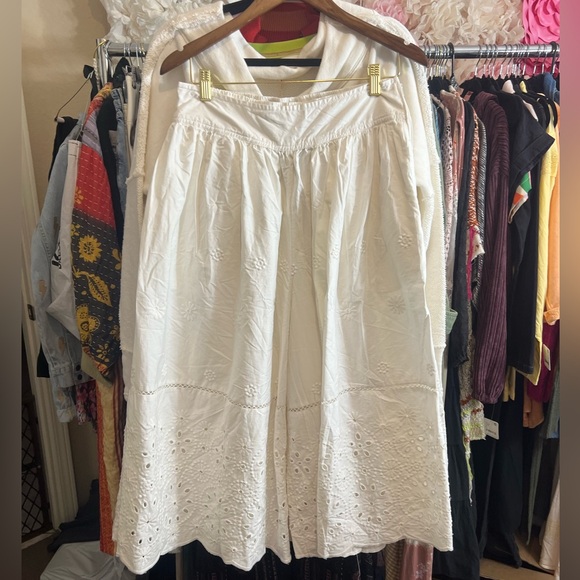 Anthropologie Maeve Embroidered Skirty Culottes, Various Sizes NWT - Picture 6 of 9